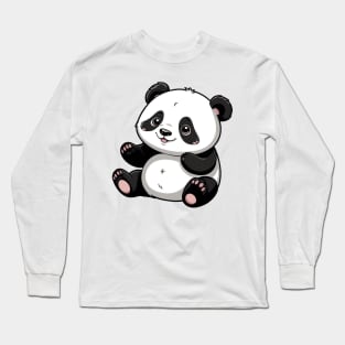 Kawaii Cute Panda Long Sleeve T-Shirt